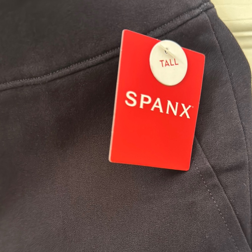 SPANX Dark Navy Blue Straight Leg Pants